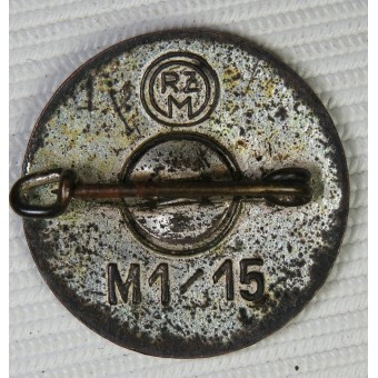 Nationalsozialistische Deutsche Arbeiterpartei badge, M1/15RZM. Espenlaub militaria